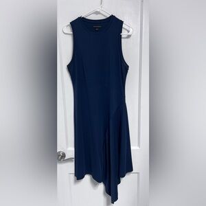 Banana Republic Asymmetrical Navy Dress